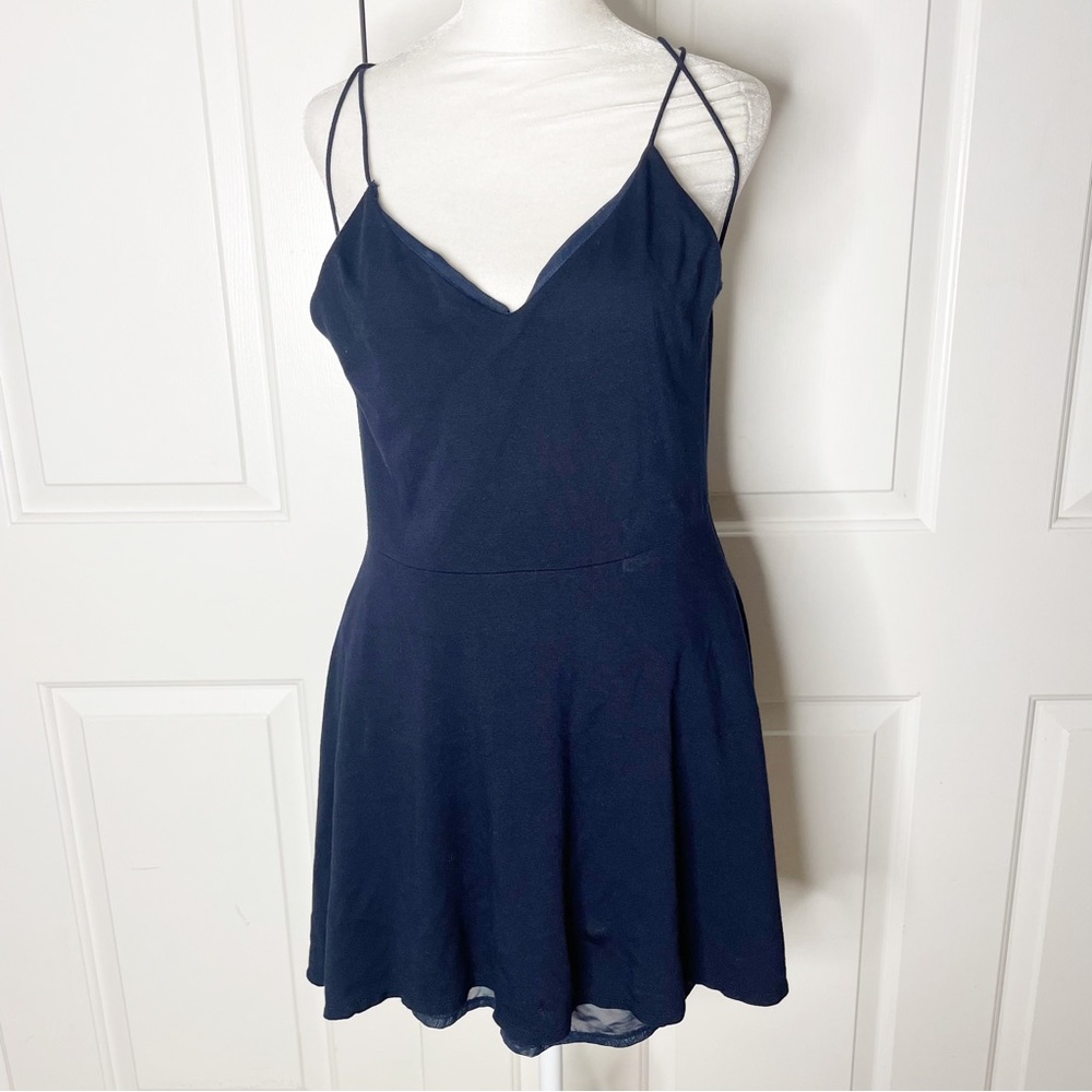 ALICE + OLIVIA SUZE SPAGHETTI STRAP SKATER DRESS - Picture 3 of 12